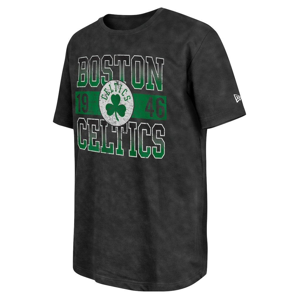 Boston Celtics Enzyme Washed Oversized T-Shirt - Black on sale