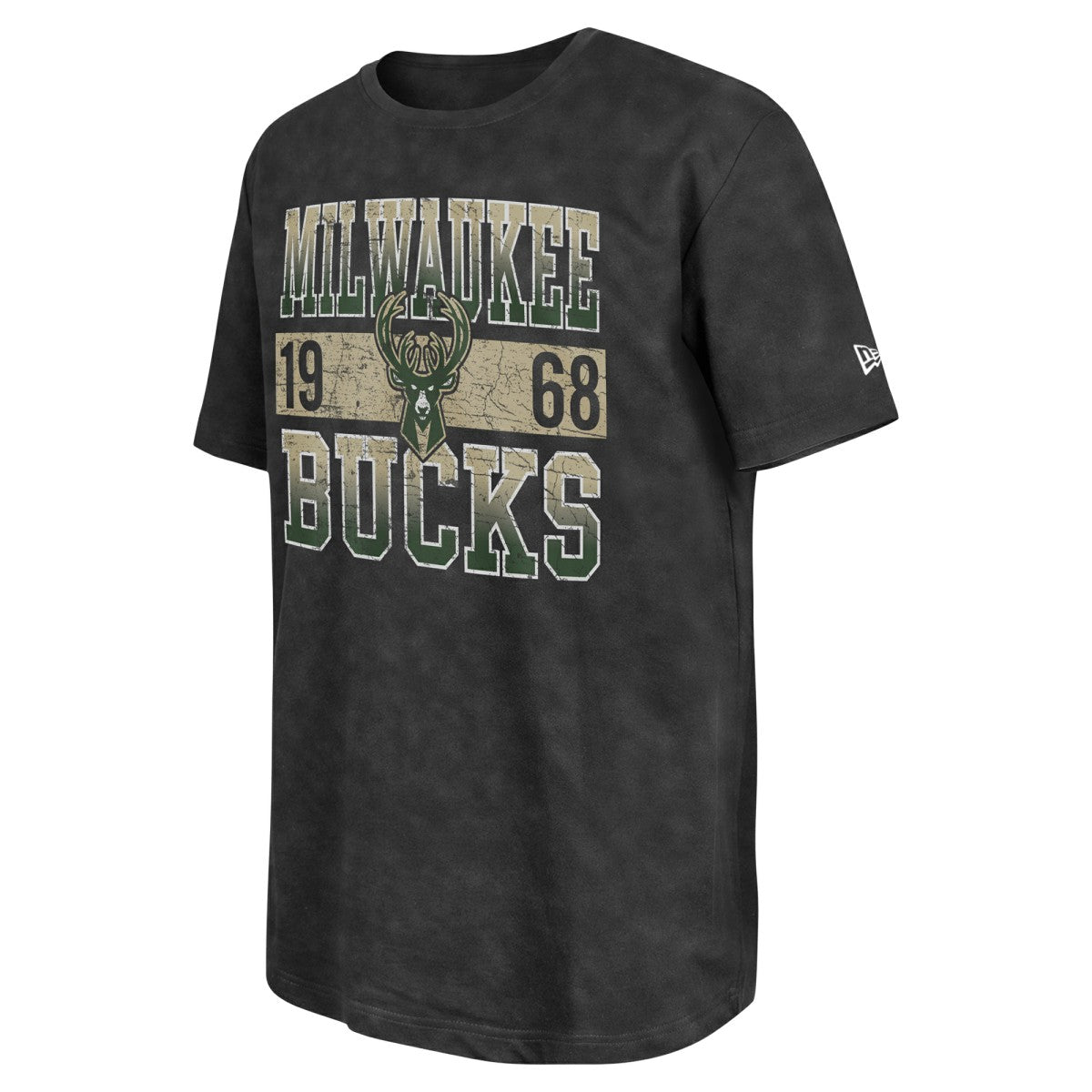 Milwaukee Bucks Enzyme Washed Oversized T-Shirt - Black outlet