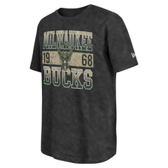 Milwaukee Bucks Enzyme Washed Oversized T-Shirt - Black outlet