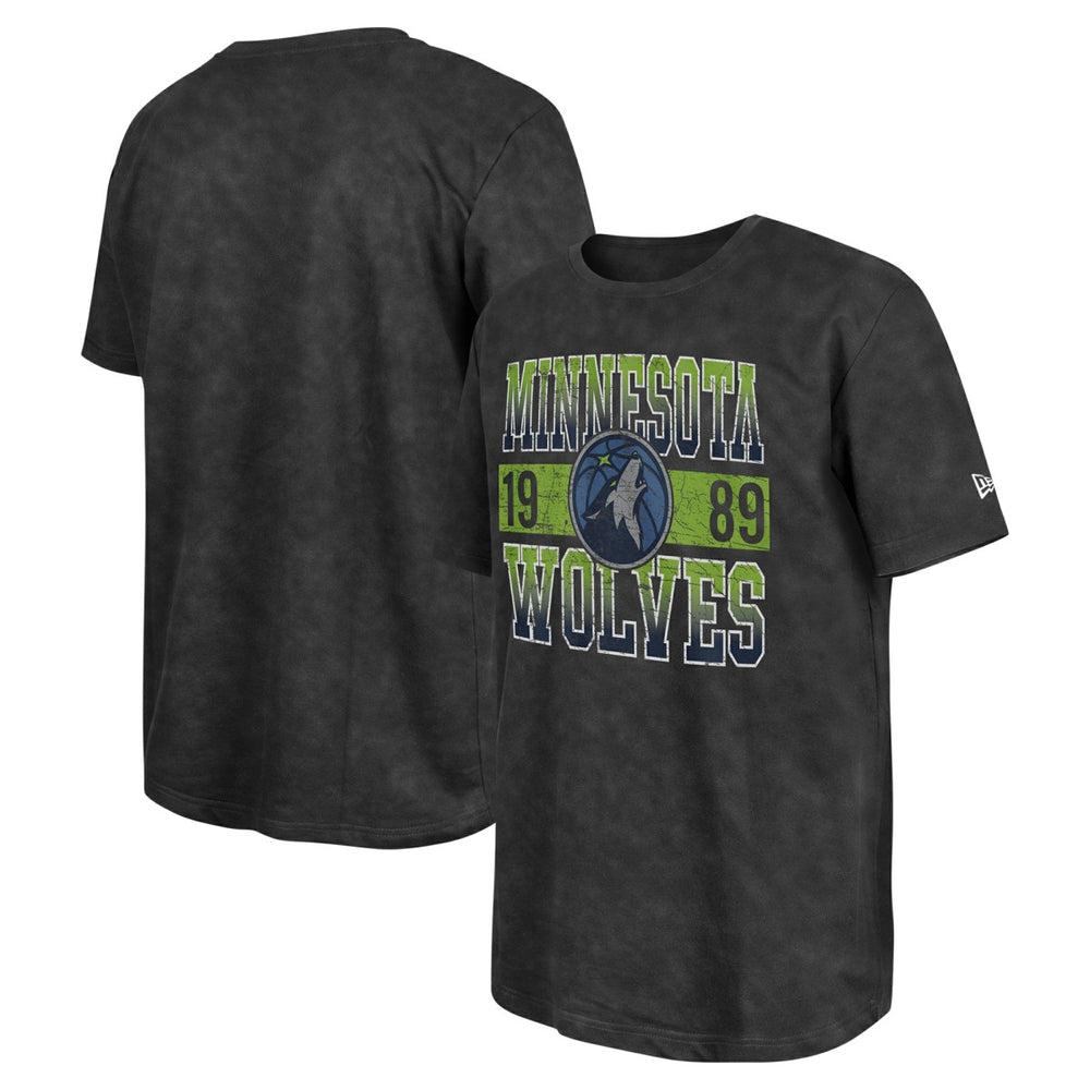 Minnesota Timberwolves Enzyme Washed Oversized T-Shirt - Black for sale