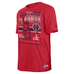 Washington Wizards Enzyme Wash Oversized T-Shirt - Red on sale
