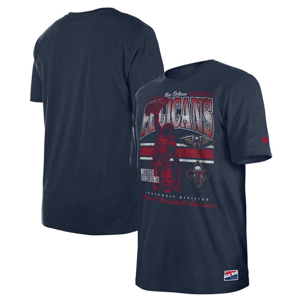 New Orleans Pelicans Enzyme Wash Oversized T-Shirt - Navy sale