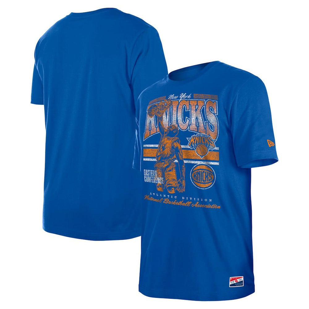 New York Knicks Enzyme Wash Oversized T-Shirt - Blue online