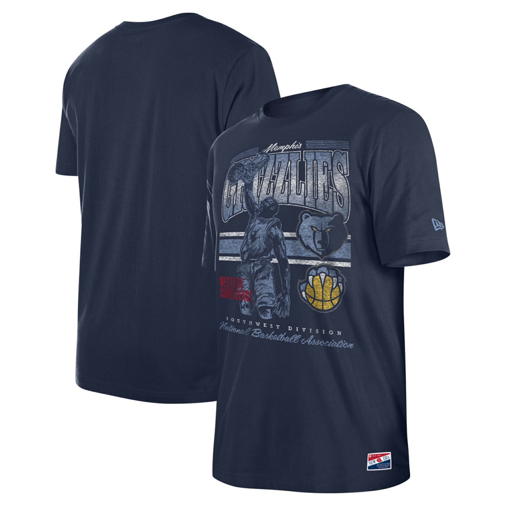 Memphis Grizzlies Enzyme Wash Oversized T-Shirt - Navy online