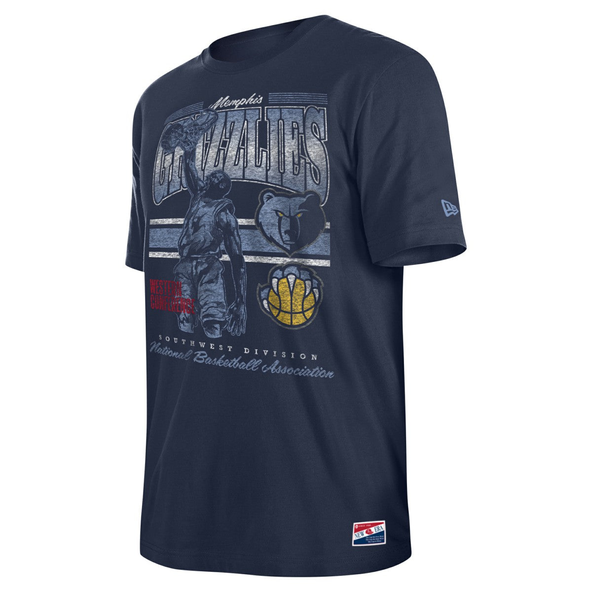Memphis Grizzlies Enzyme Wash Oversized T-Shirt - Navy online