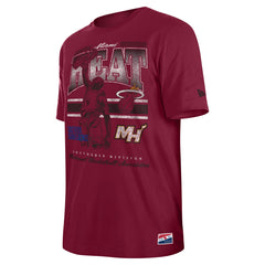 Miami Heat Enzyme Wash Oversized T-Shirt - Red shop
