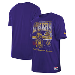 Los Angeles Lakers Enzyme Wash Oversized T-Shirt - Purple outlet