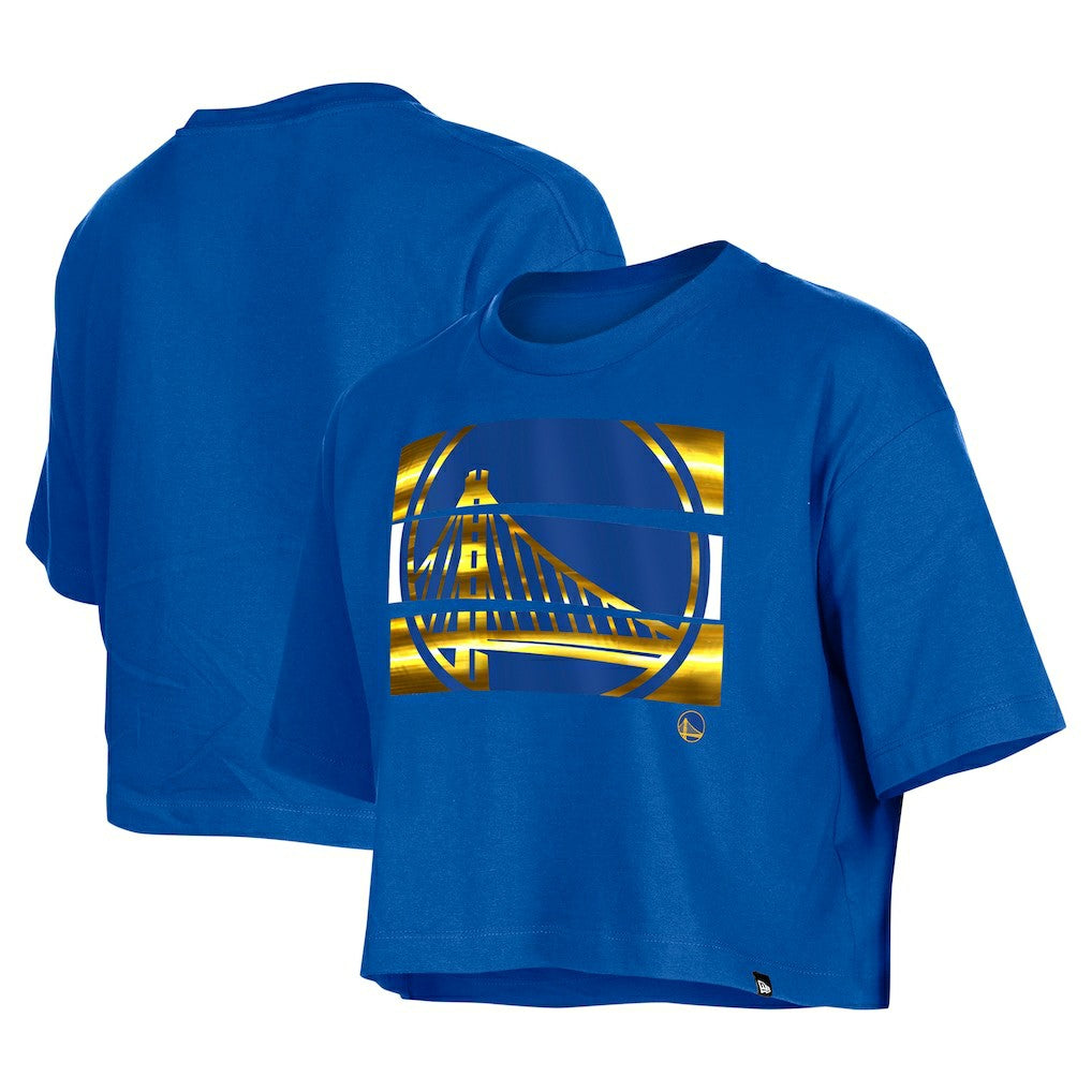 Golden State Warriors Women's Oversized Boxy Crop T-Shirt sale - Royal online