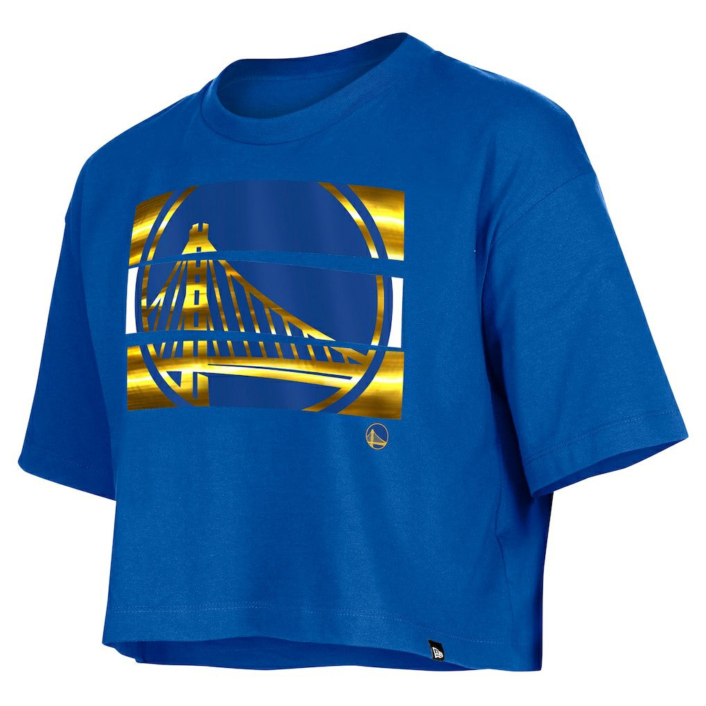 Golden State Warriors Women's Oversized Boxy Crop T-Shirt sale - Royal online