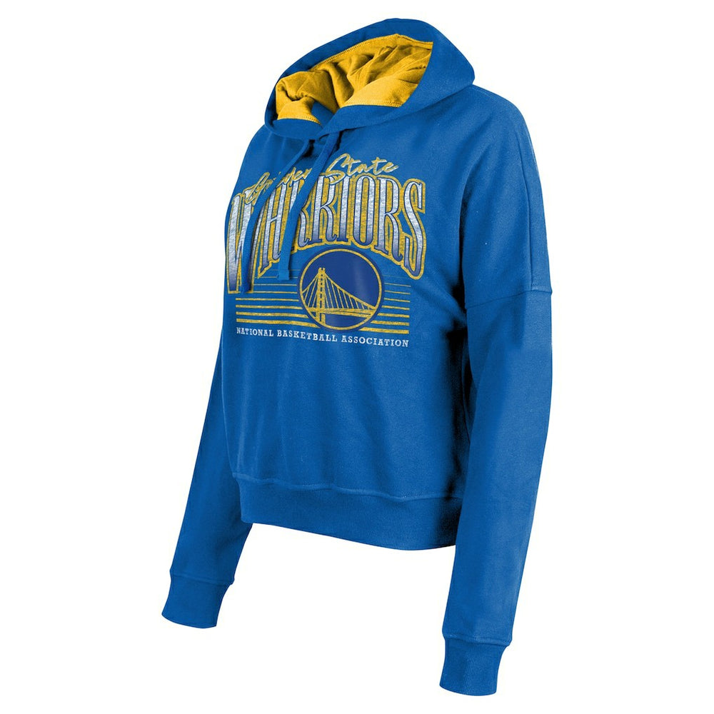 Golden State Warriors Women's Boxy Pullover Hoodie sale - Royal shop