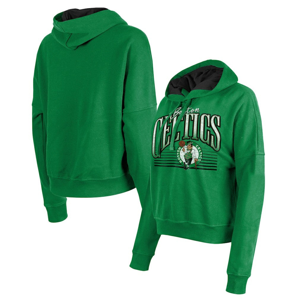 Boston Celtics Women's Boxy Pullover Hoodie - Kelly Green outlet
