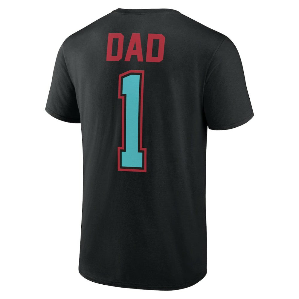 Arizona Diamondbacks Father's Day #1 Dad T-Shirt Black
