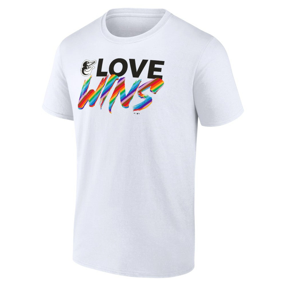 Baltimore Orioles Love Wins T-Shirt White