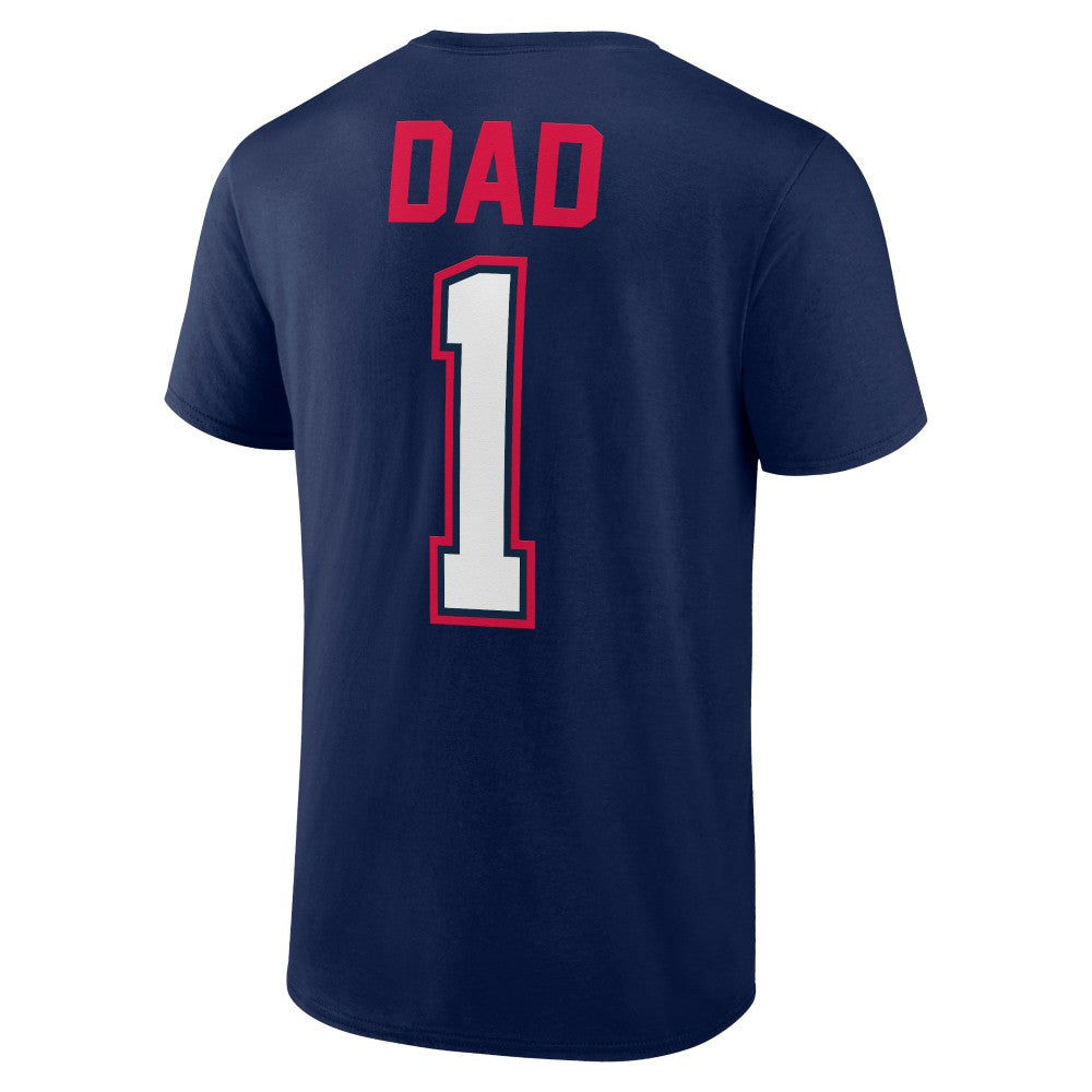 Cleveland Guardians Father's Day #1 Dad T-Shirt Navy