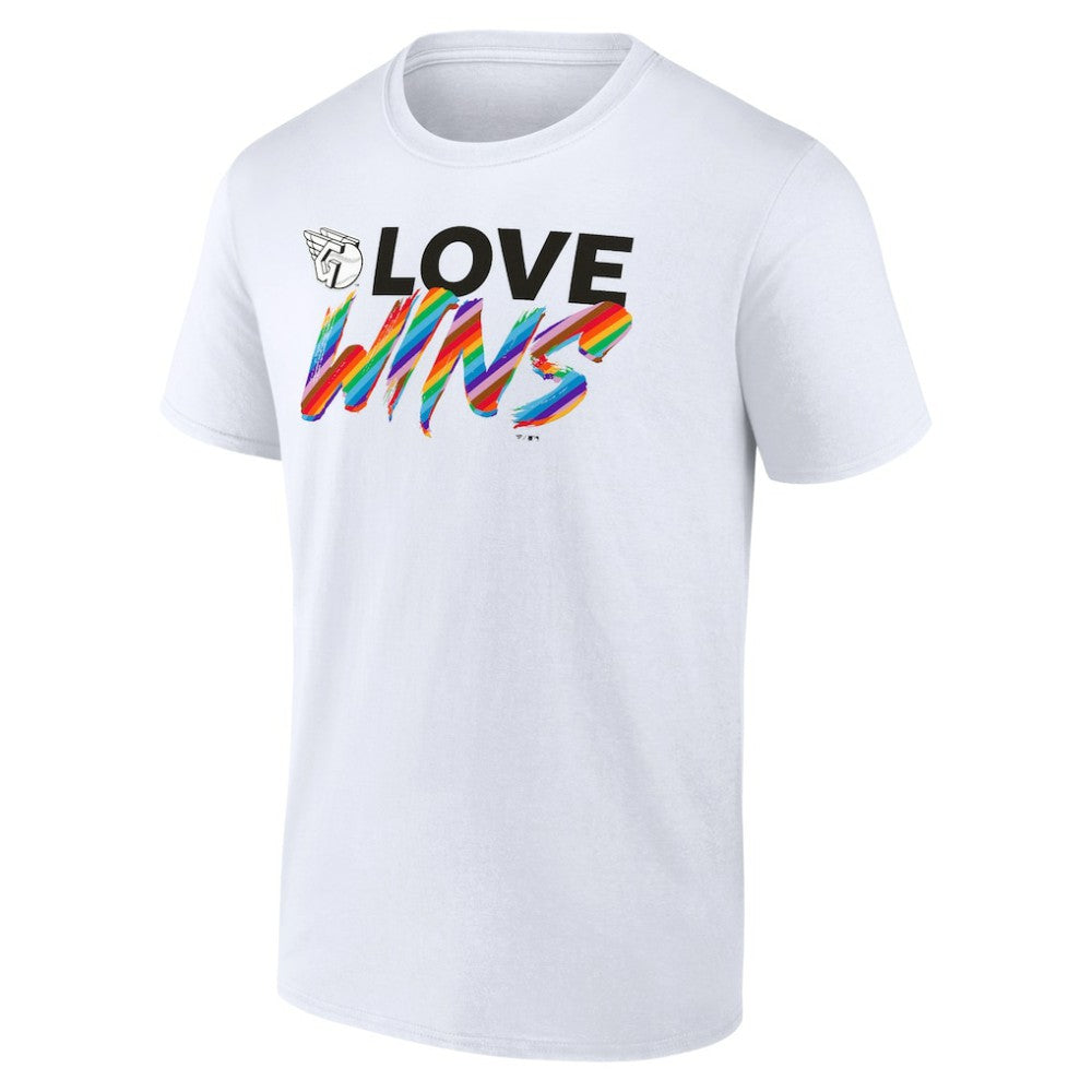 Cleveland Guardians Love Wins T-Shirt White