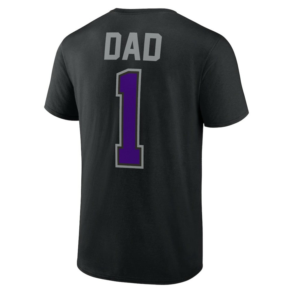 Colorado Rockies Father's Day #1 Dad T-Shirt Black