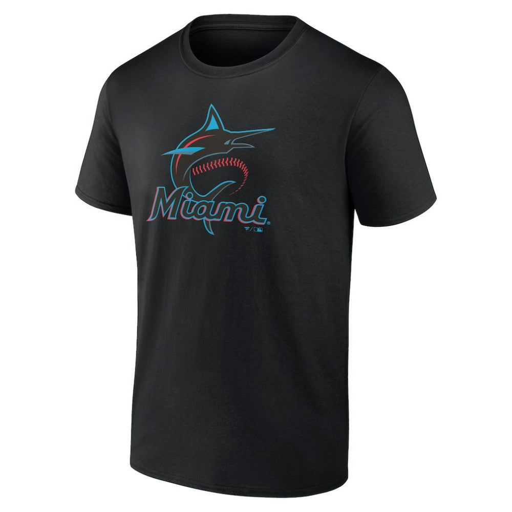 Miami Marlins Father's Day #1 Dad T-Shirt Black