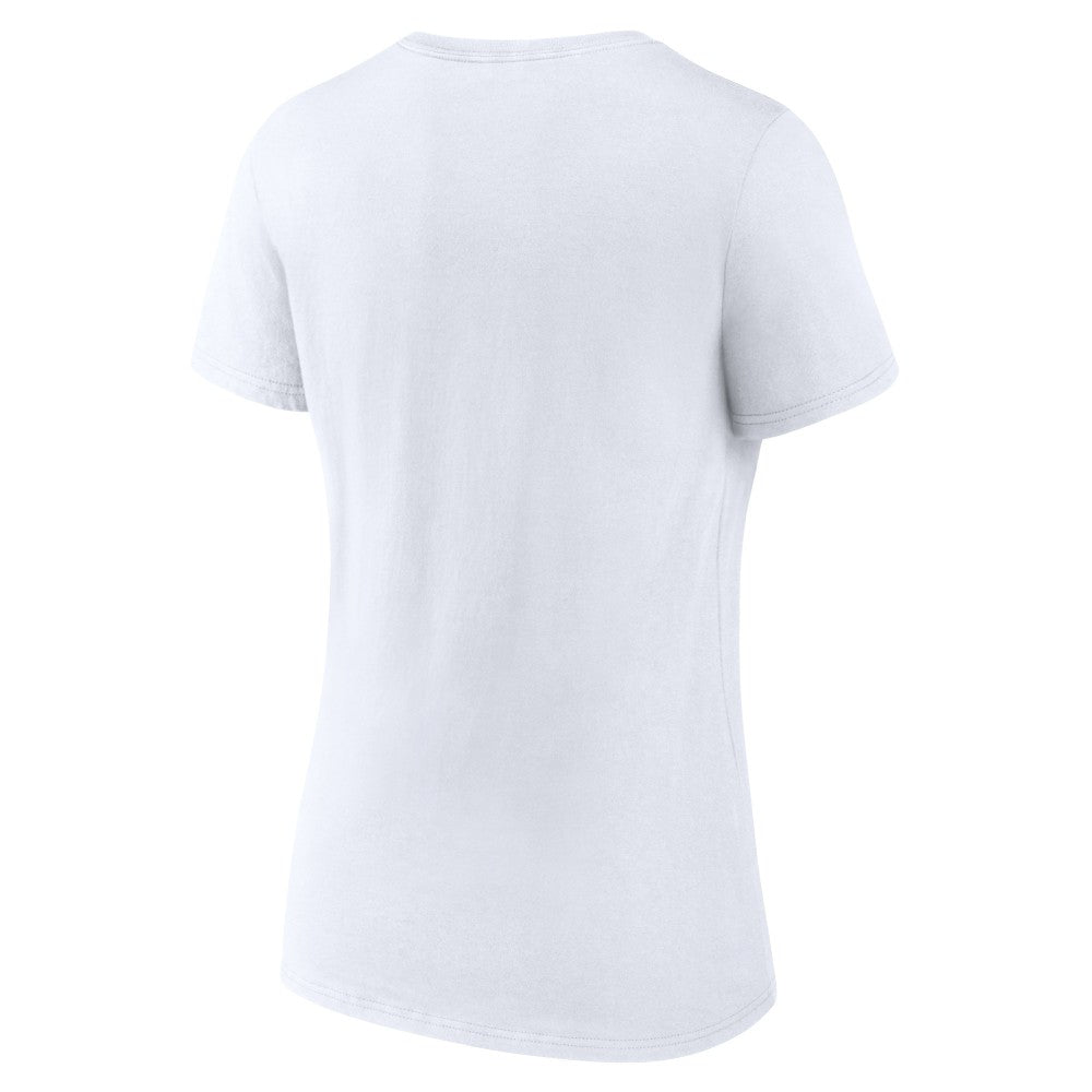 Minnesota Twins Women's Love Wins V-Neck T-Shirt White
