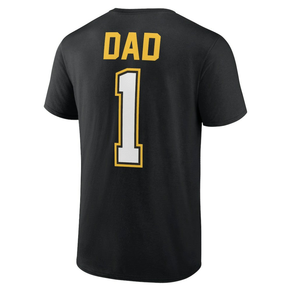 Pittsburgh Pirates Father's Day #1 Dad T-Shirt Black