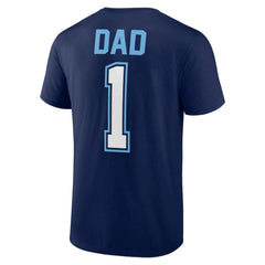 Tampa Bay Rays Father's Day #1 Dad T-Shirt Navy