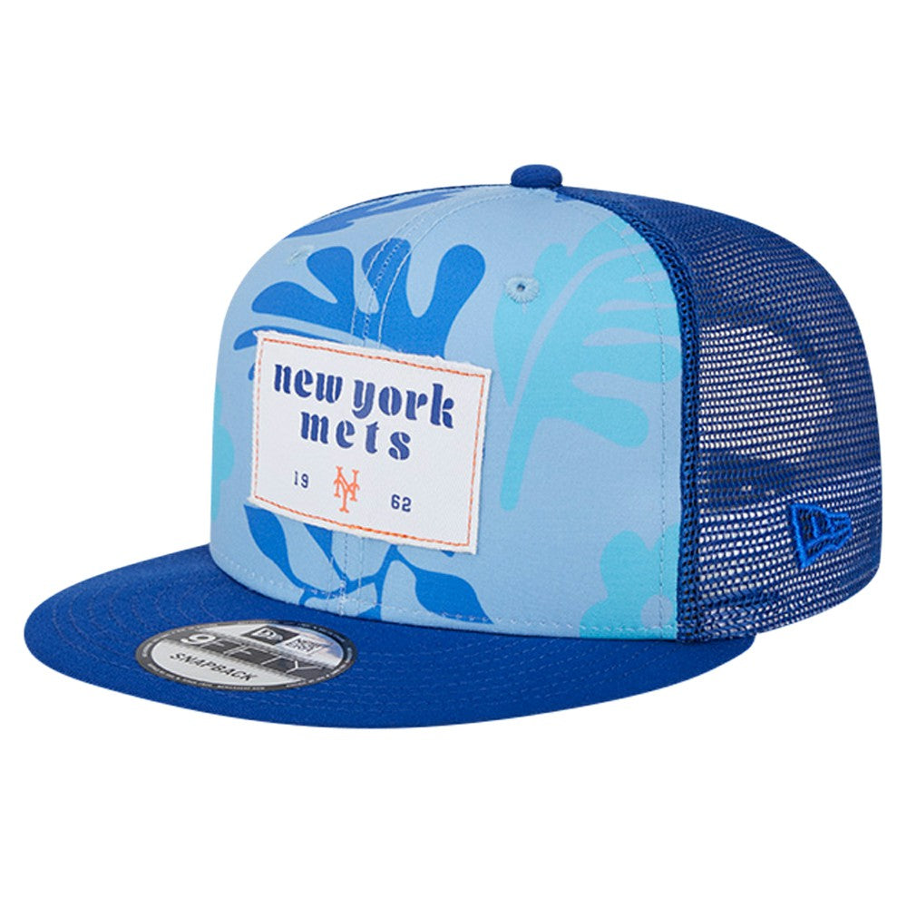 New York Mets Bikini Bottom Trucker 9FIFTY Snapback Hat Royal
