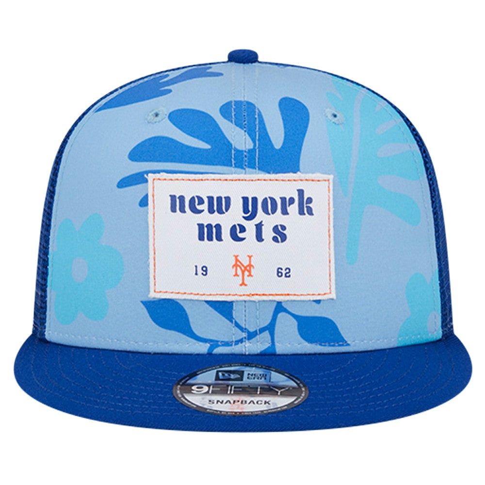 New York Mets Bikini Bottom Trucker 9FIFTY Snapback Hat Royal