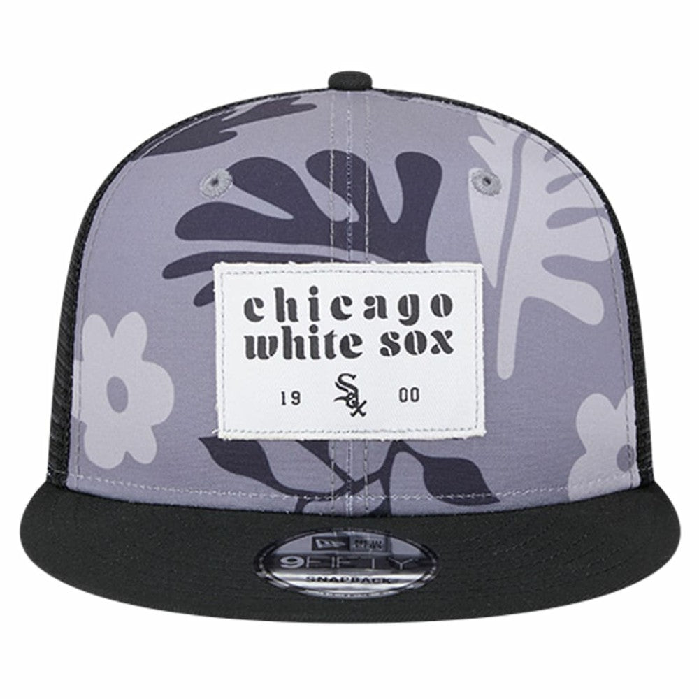 Chicago White Sox Bikini Bottom Trucker 9FIFTY Snapback Hat Black