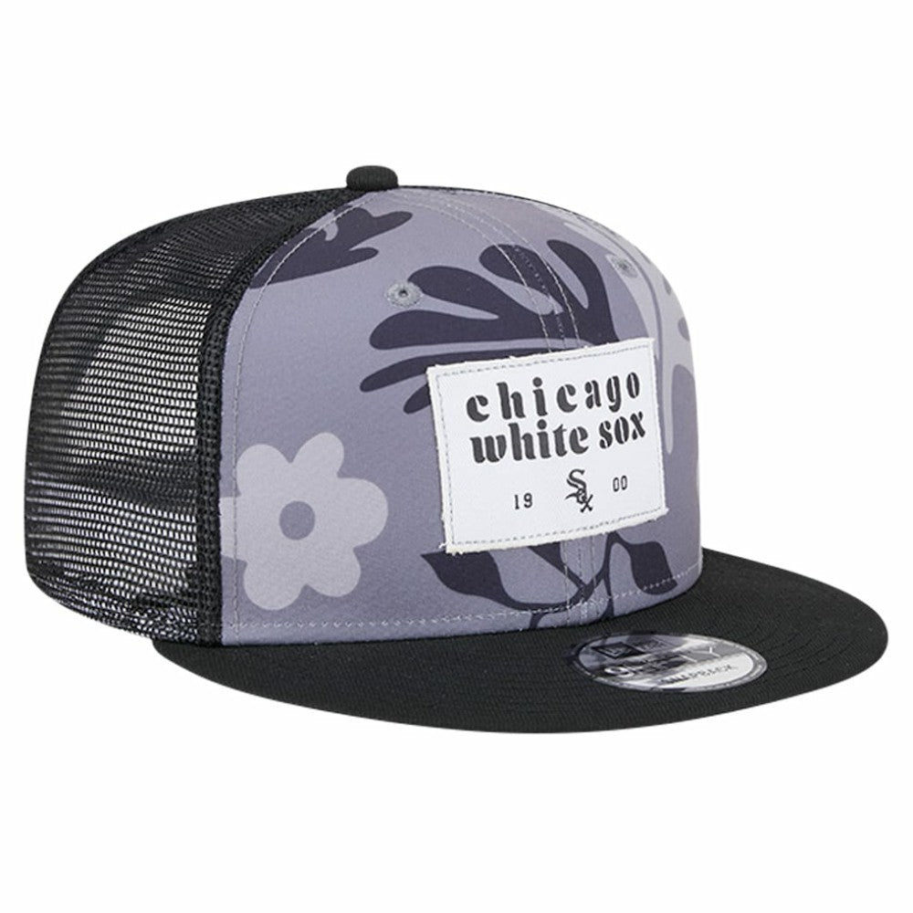 Chicago White Sox Bikini Bottom Trucker 9FIFTY Snapback Hat Black