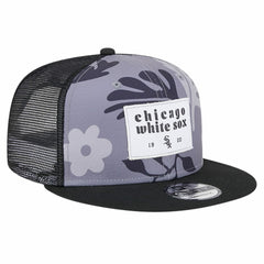 Chicago White Sox Bikini Bottom Trucker 9FIFTY Snapback Hat Black
