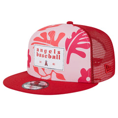 Los Angeles Angels Bikini Bottom Trucker 9FIFTY Snapback Hat Red