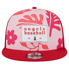 Los Angeles Angels Bikini Bottom Trucker 9FIFTY Snapback Hat Red