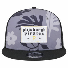 Pittsburgh Pirates Bikini Bottom Trucker 9FIFTY Snapback Hat Black