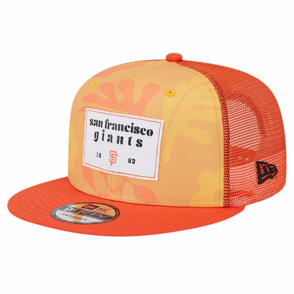 San Francisco Giants Bikini Bottom Trucker 9FIFTY Snapback Hat Orange