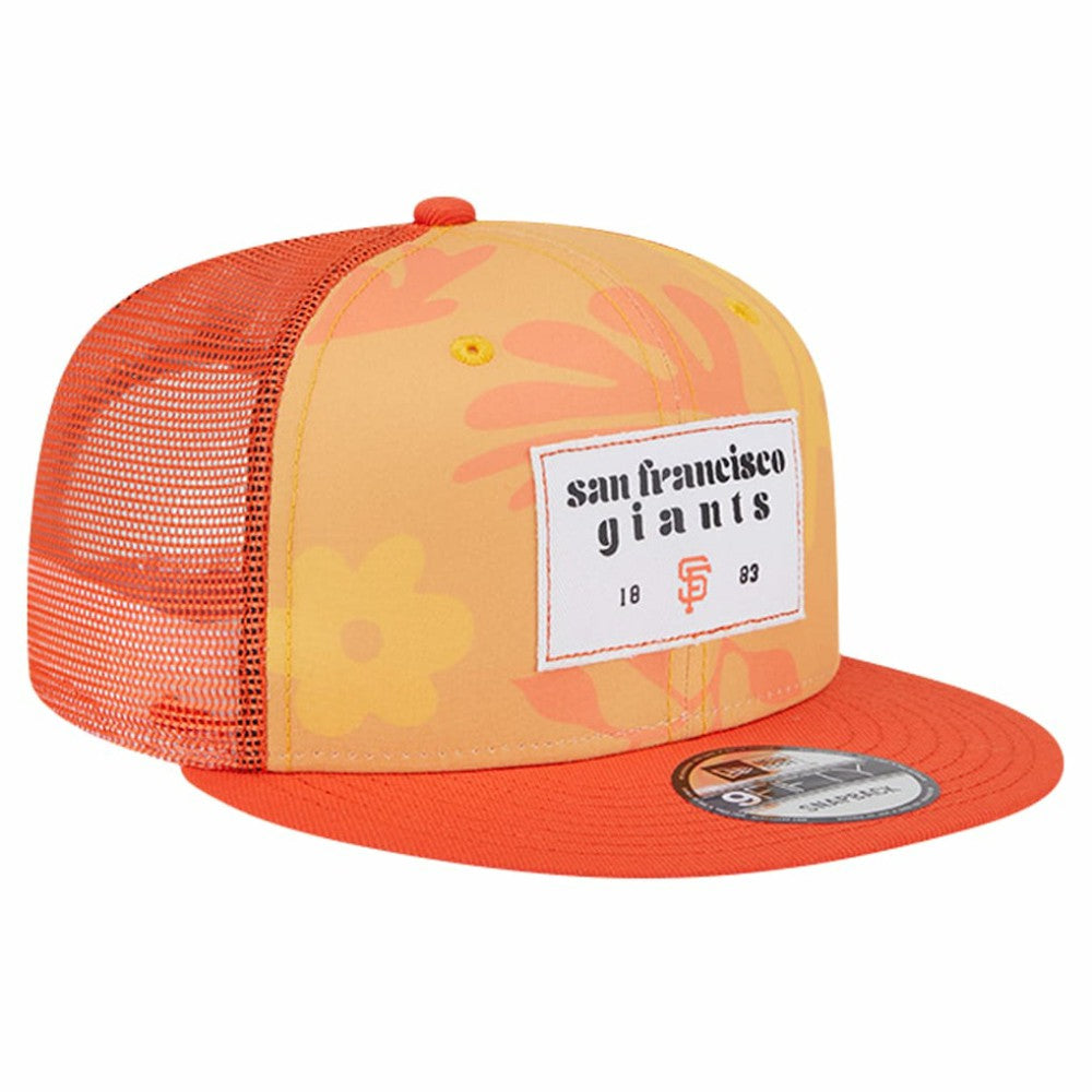 San Francisco Giants Bikini Bottom Trucker 9FIFTY Snapback Hat Orange