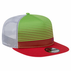 New York Yankees Neon Horizon A-Frame Trucker 9FIFTY Snapback Hat Red