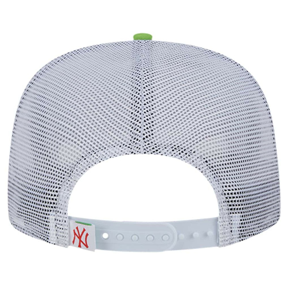 New York Yankees Neon Horizon A-Frame Trucker 9FIFTY Snapback Hat Red