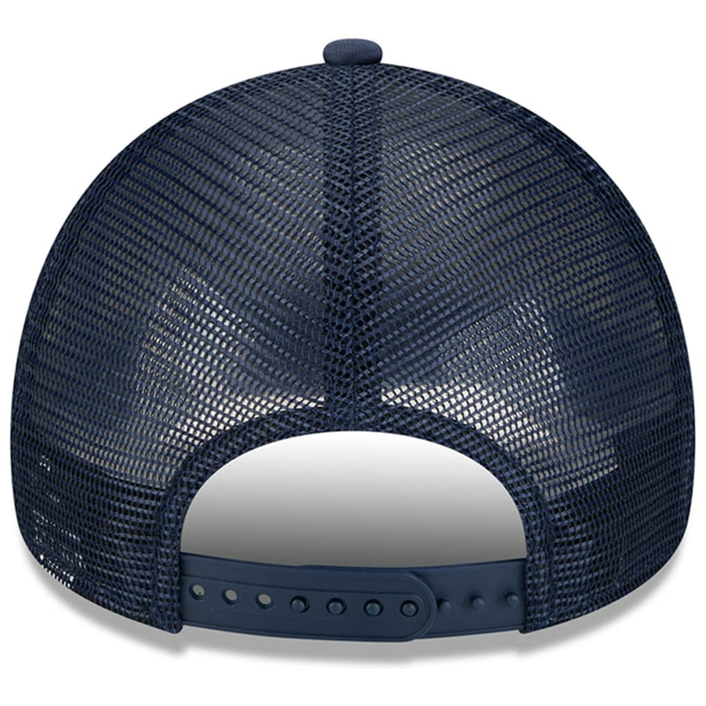 New York Giants New Era Retro Wordmark A-Frame 9FORTY Adjustable Hat - White/Royal for sale