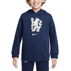 Chelsea Youth Club Pullover Hoodie - Navy for sale