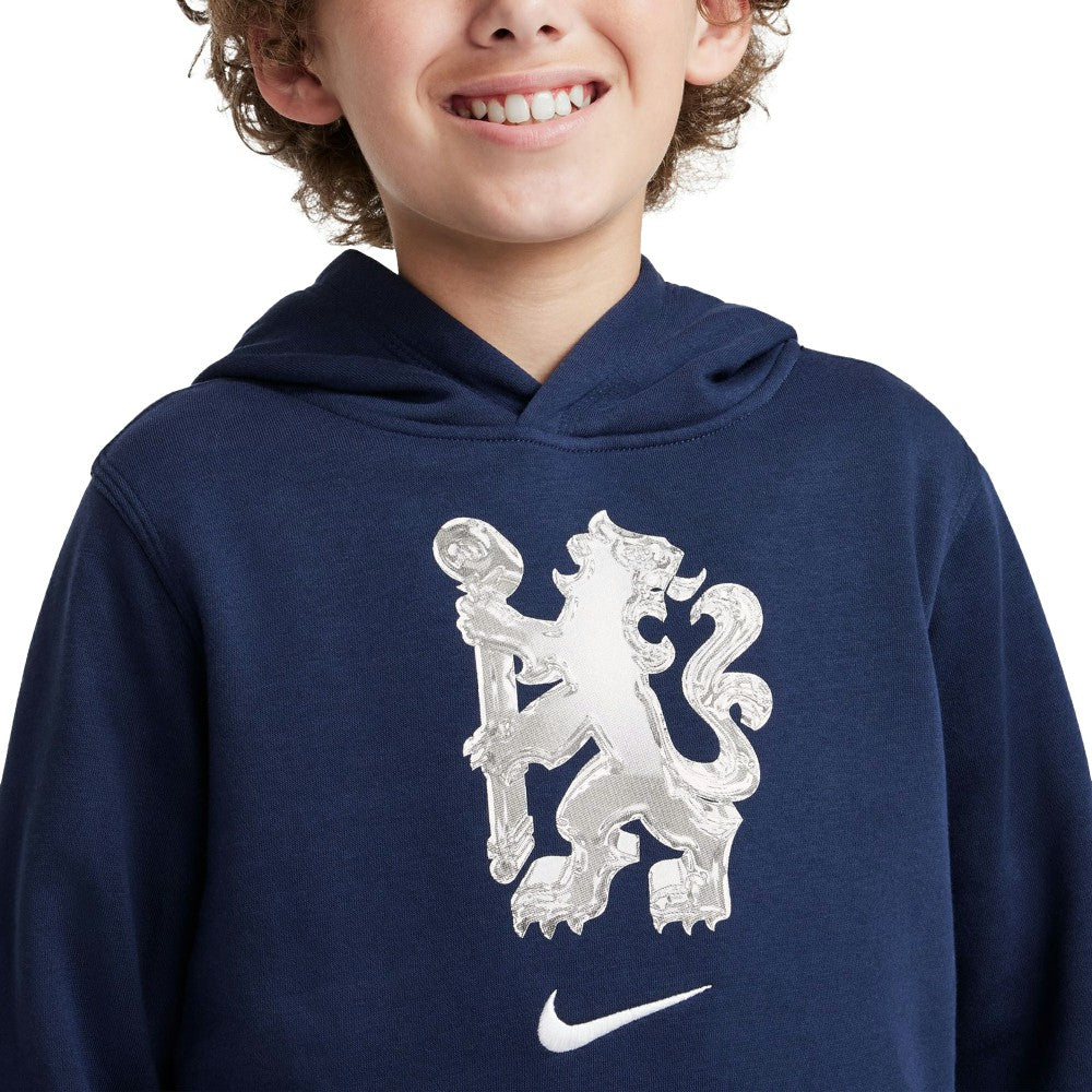 Chelsea Youth Club Pullover Hoodie - Navy for sale