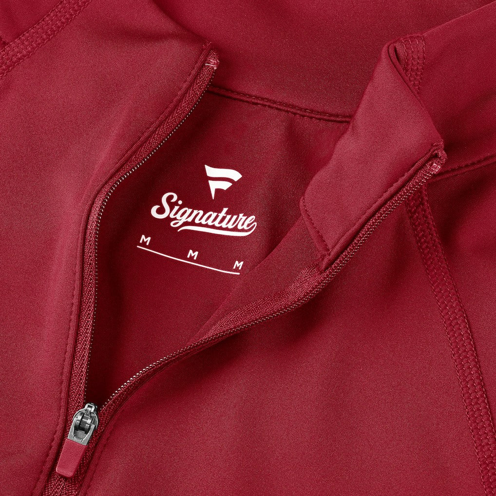 San Francisco 49ers Women's Elements Quarter-Zip Jacket - Scarlet discount