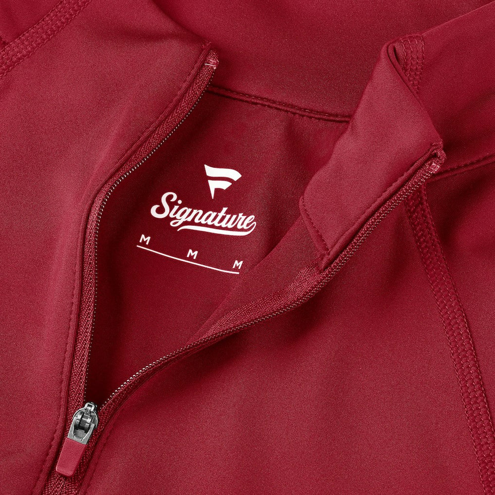 San Francisco 49ers Women's Elements Quarter-Zip Jacket - Scarlet discount