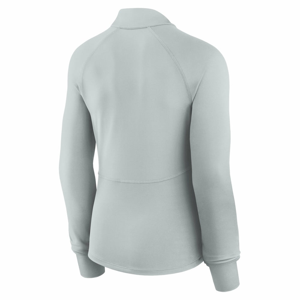Detroit Lions Women's Elements Raglan Quarter-Zip Jacket - Gray cheap