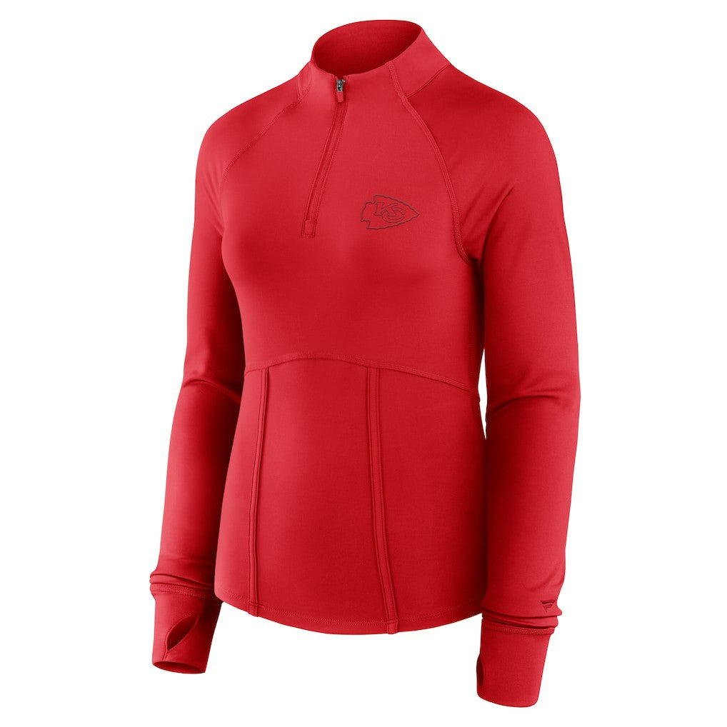 Kansas City Chiefs Women's Elements Quarter-Zip Jacket - Red sale