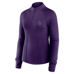 Minnesota Vikings Women's Elements Raglan Quarter-Zip Jacket - Purple outlet