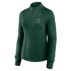 Green Bay Packers Women's Elements Raglan Quarter-Zip Jacket - Green online