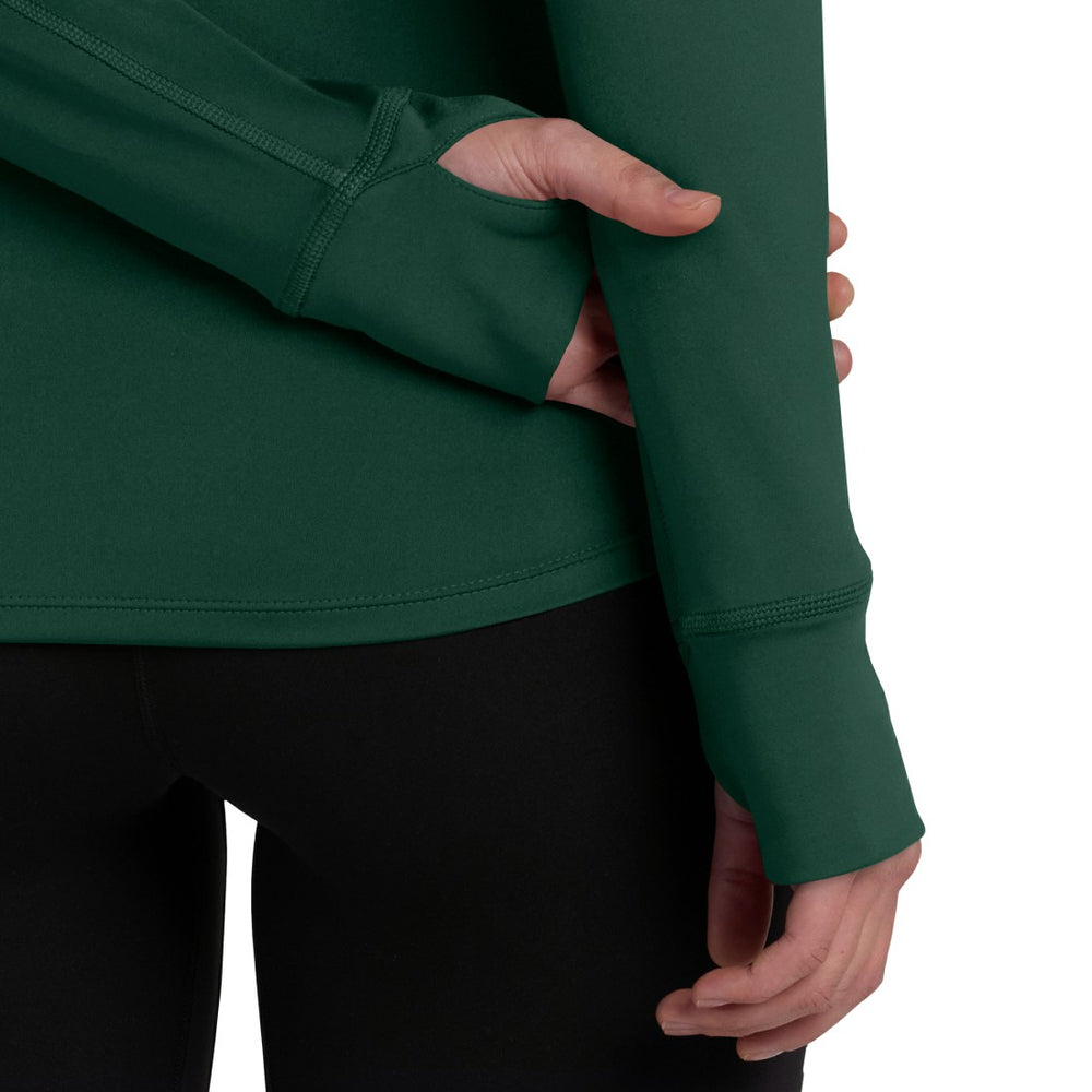 Green Bay Packers Women's Elements Raglan Quarter-Zip Jacket - Green online