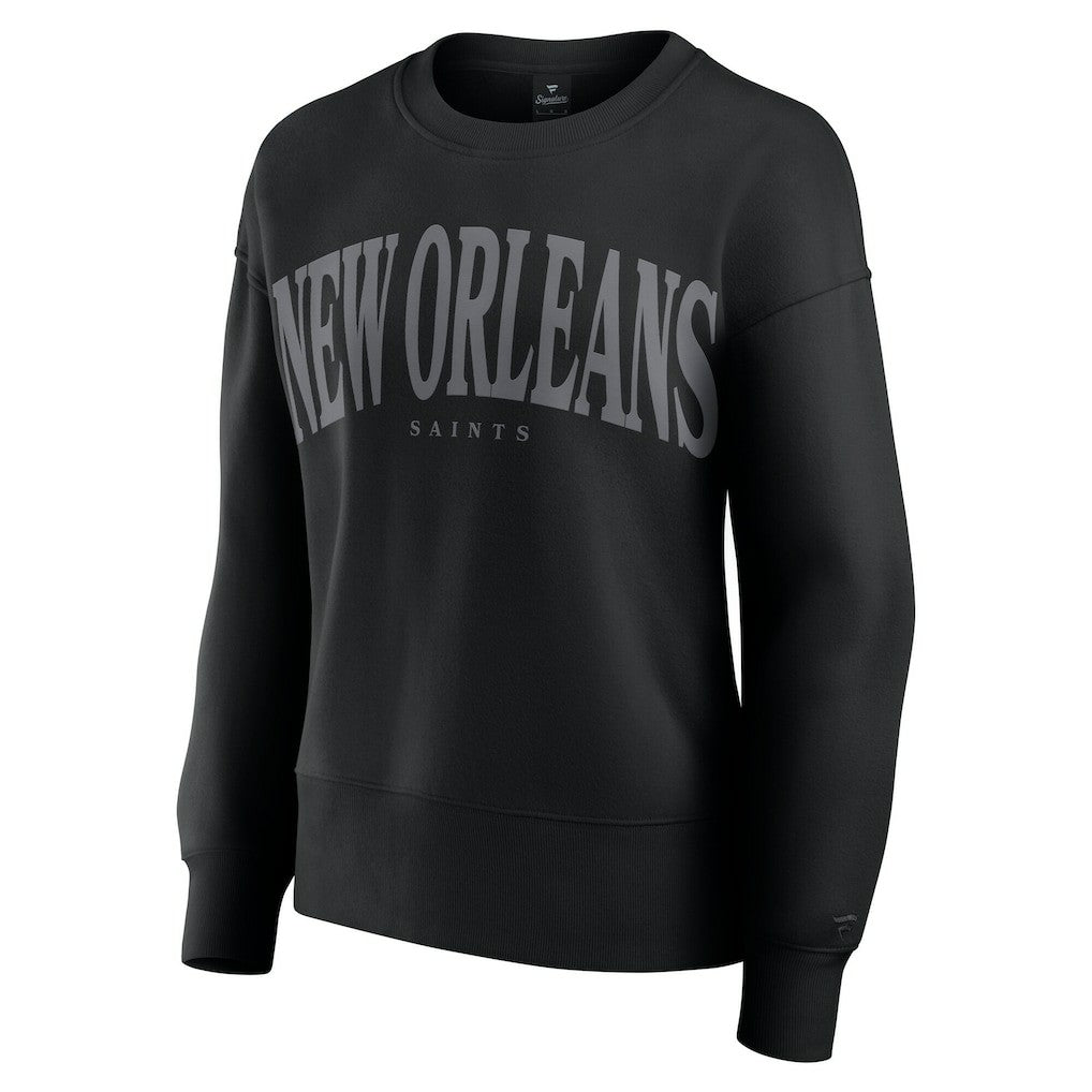 New Orleans Saints Women's Elements Pullover Sweatshirt - Black online