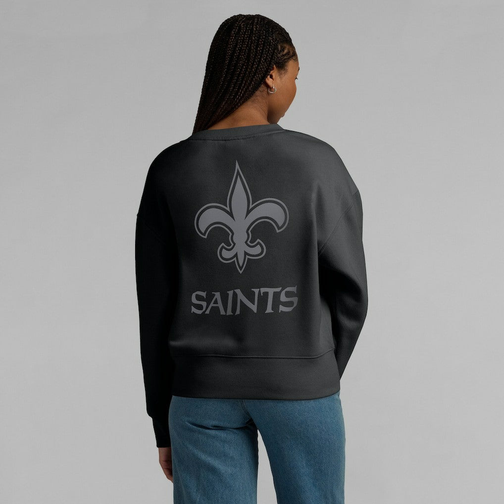New Orleans Saints Women's Elements Pullover Sweatshirt - Black online
