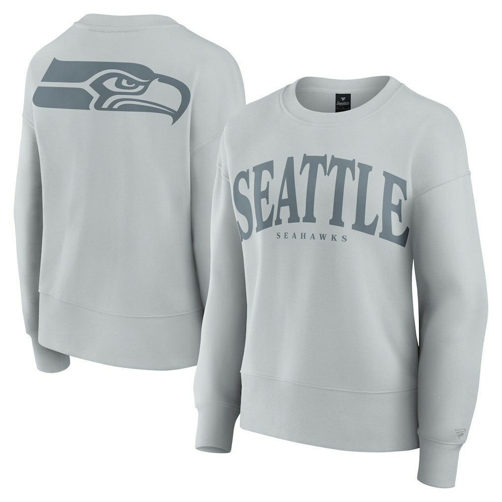 Seattle Seahawks Women's Elements Pullover Sweatshirt - Gray discount