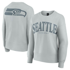 Seattle Seahawks Women's Elements Pullover Sweatshirt - Gray discount